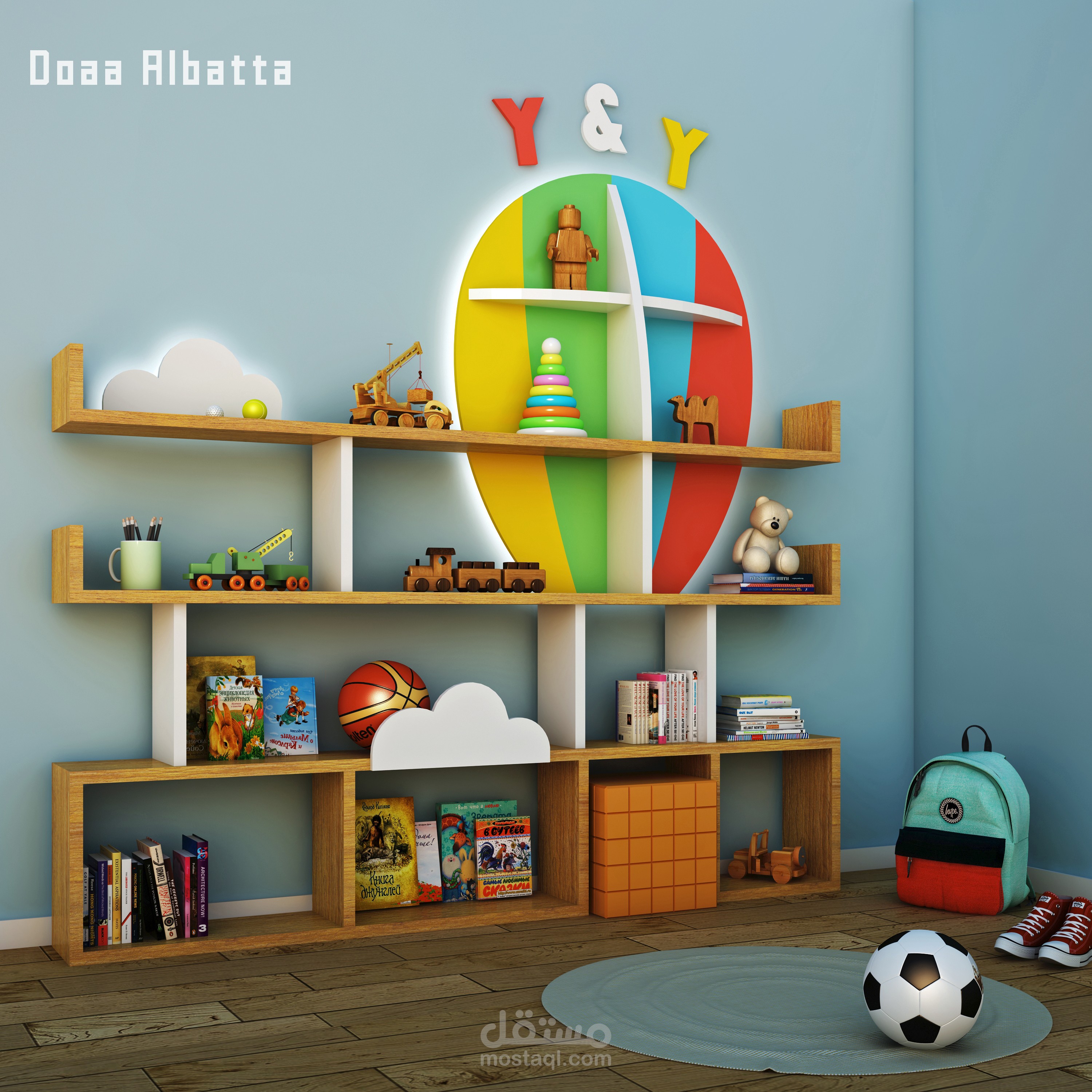 تصميم داخلي إبداعي لغرف وأثاث أطفال