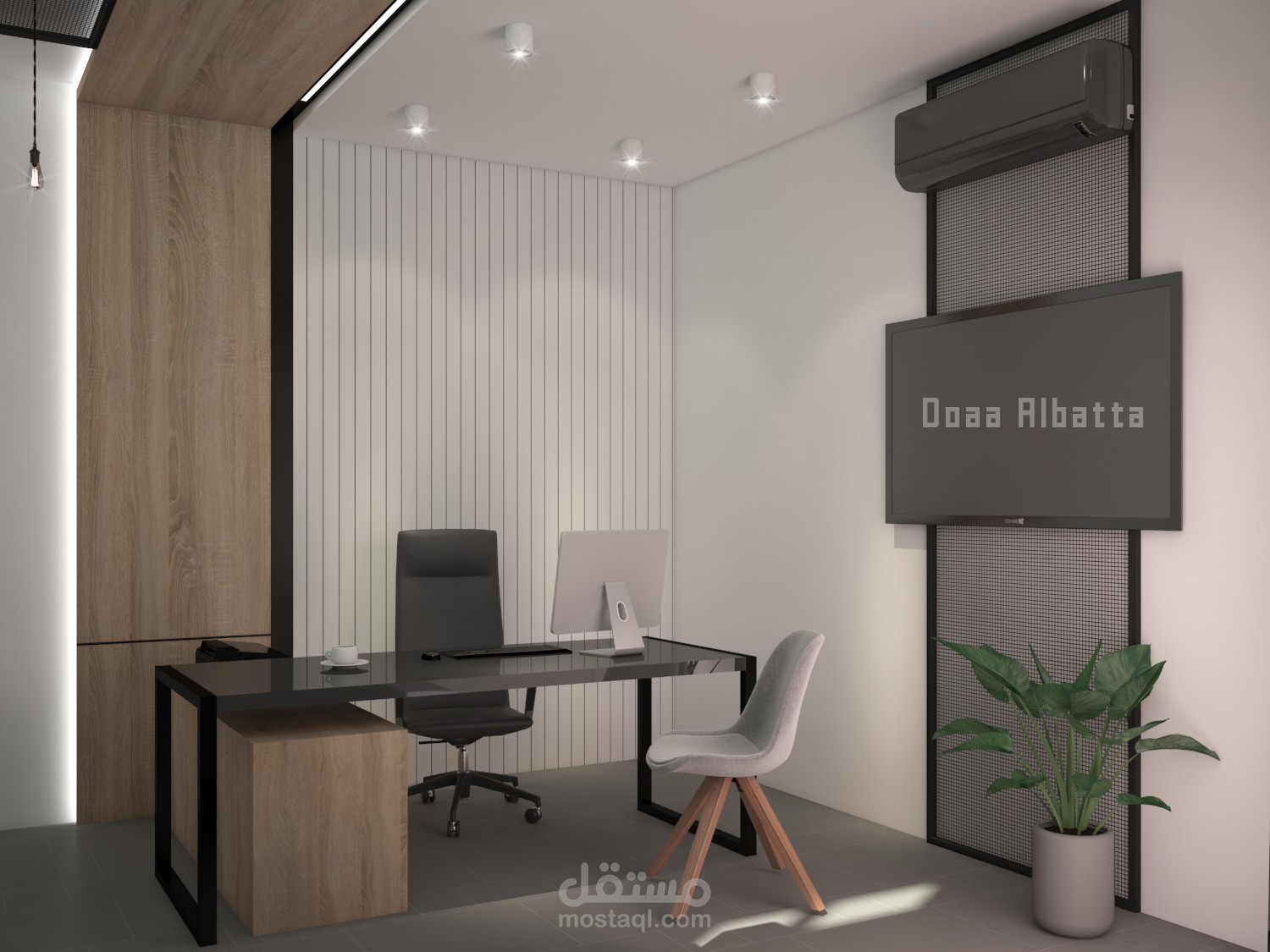 تصميم داخلي لمكتب - السعودية