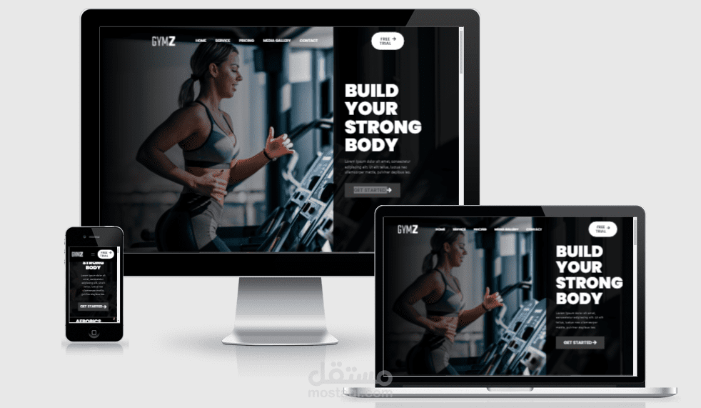 gym center website