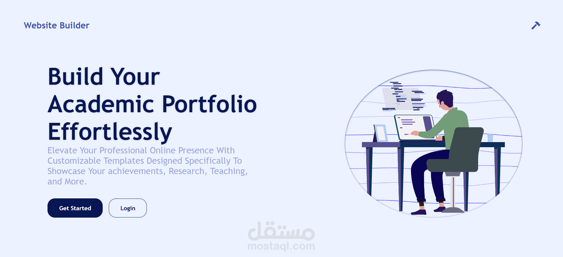 Academic Website Builder(Webler) | مستقل
