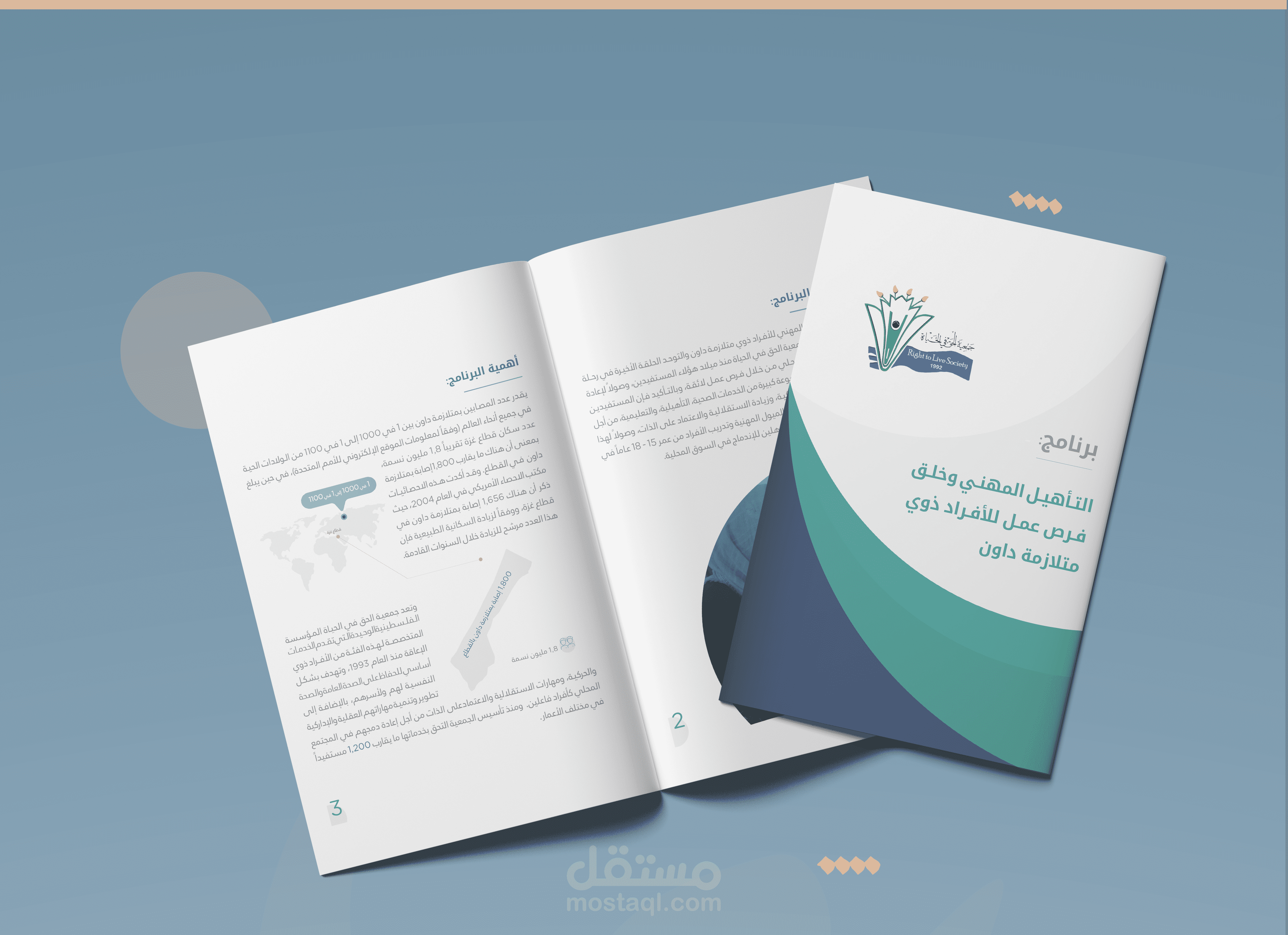 كتابة محتوى وتصميم تقرير لصالح احدى الجمعيات الخيرية.