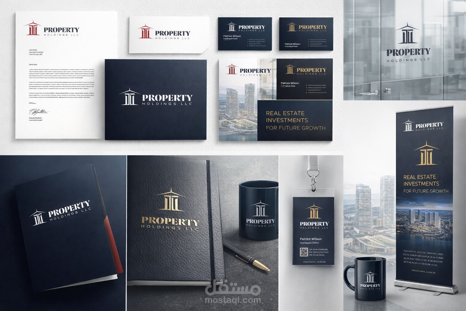 تصميم شعار احترافي T.E. Property Holdings LLC