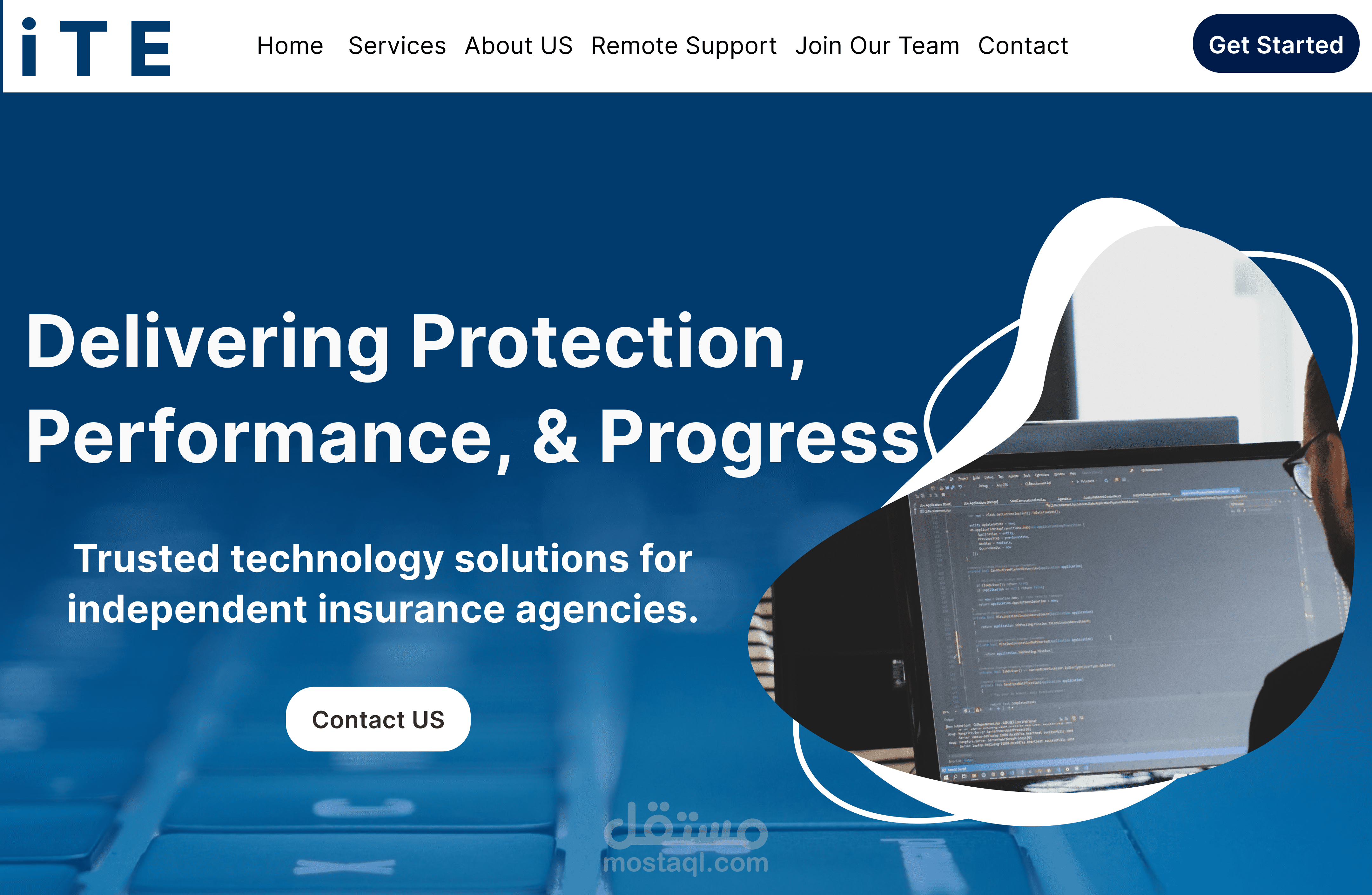 تصميم موقع الكتروني