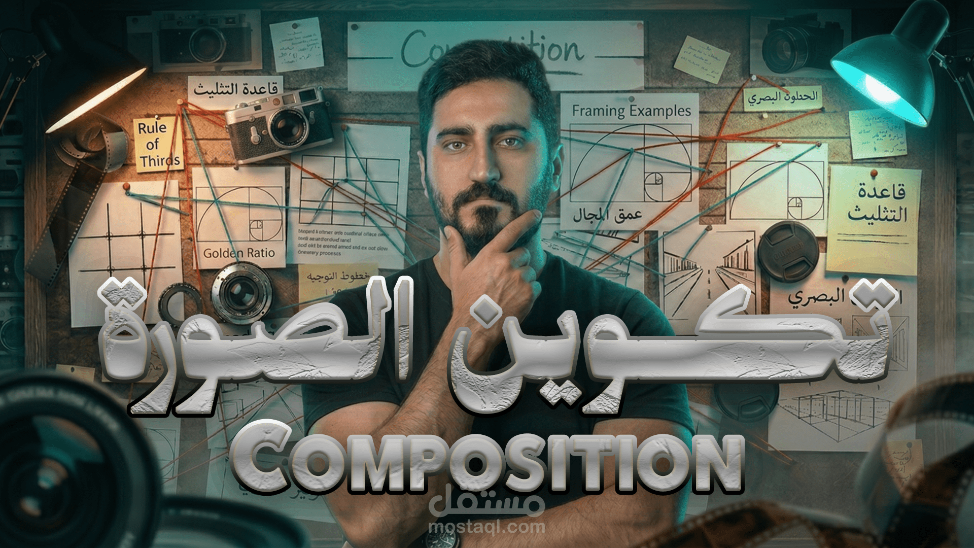 أساسيات التصوير و المونتاج . تكوين الصور - قناتي علي اليوتيوب