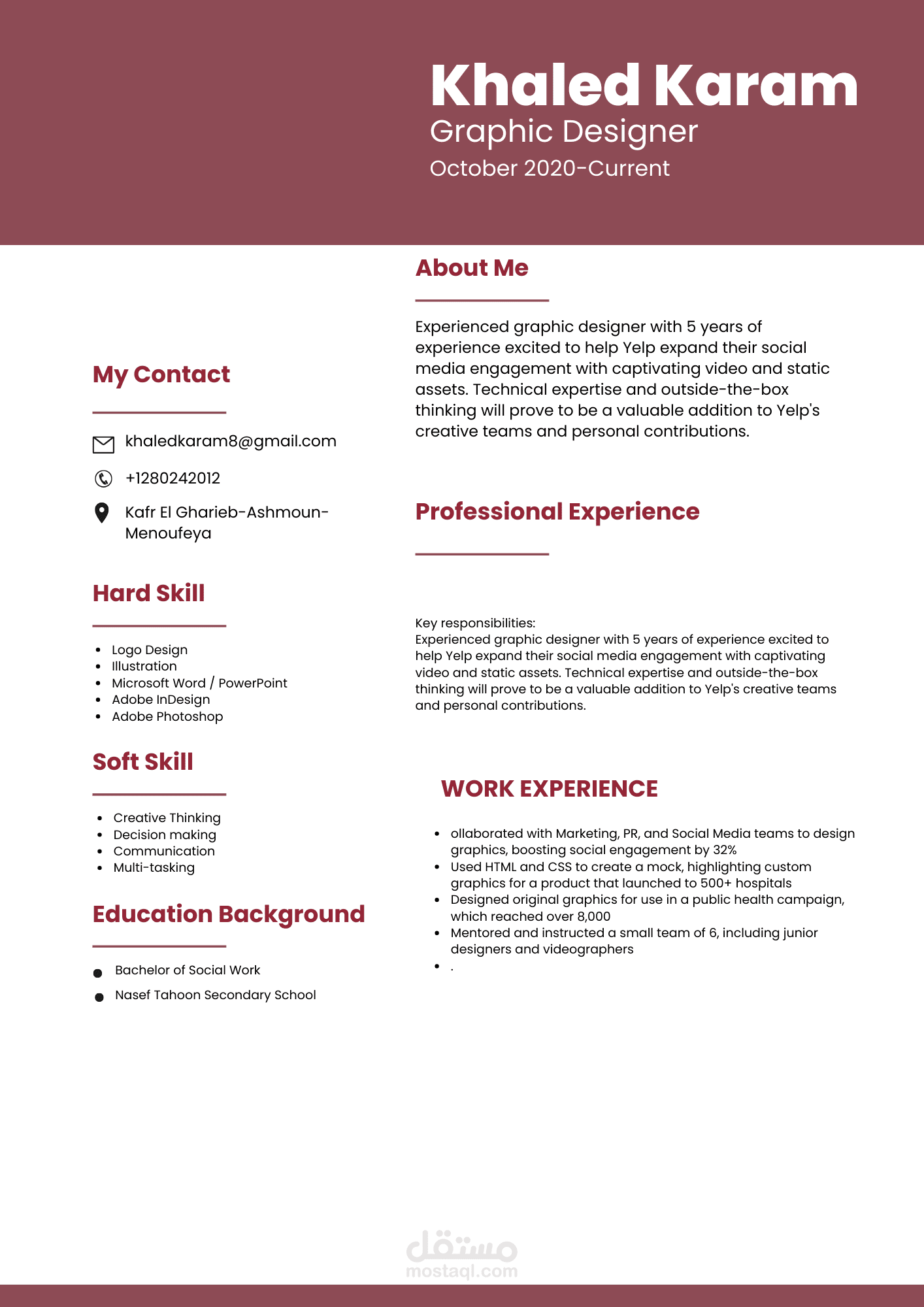 Create Resume