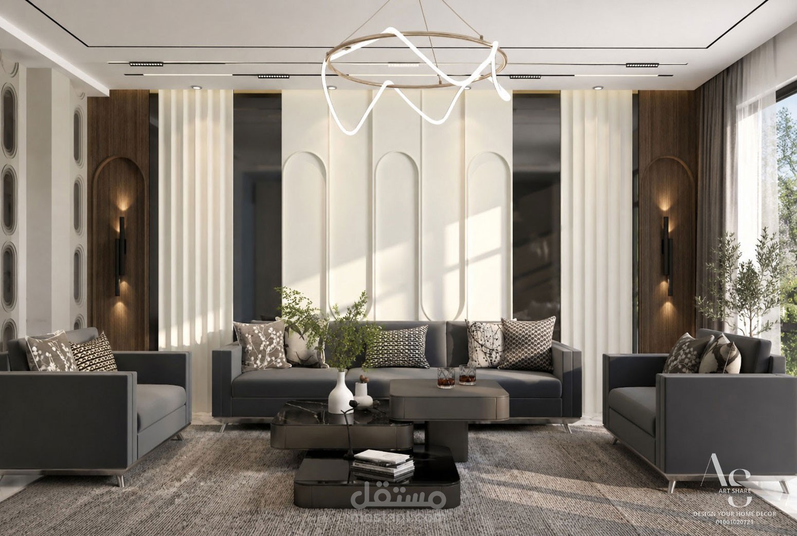 Ultra Realistic Modern Reception Interior
