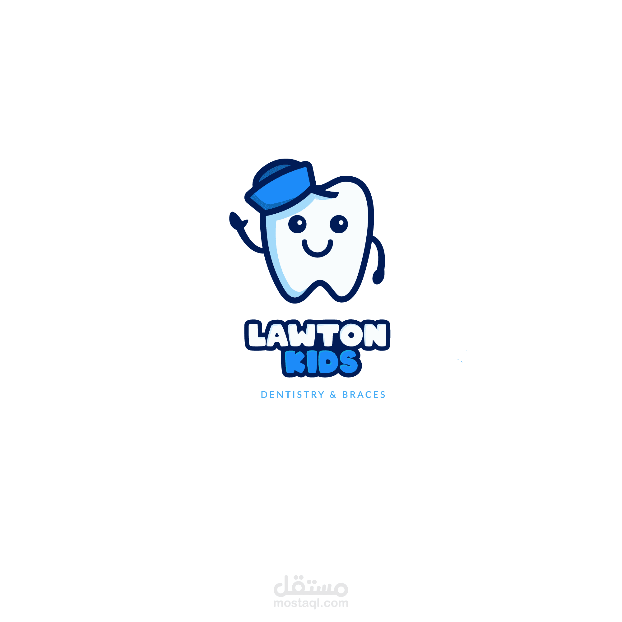 تصميم شعار طبيب اسنان أطفال