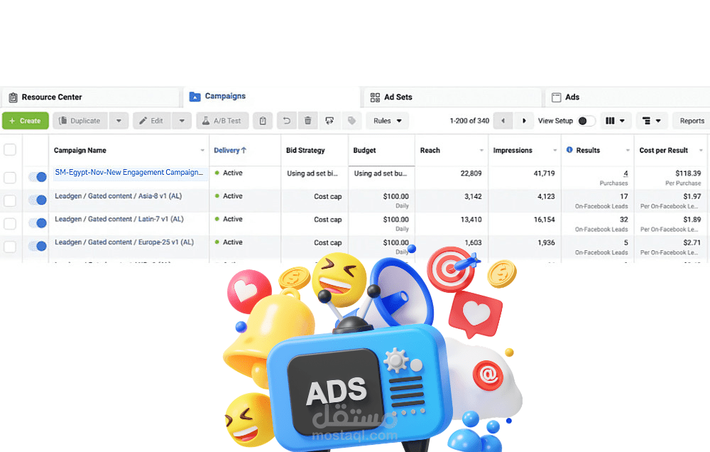 إعلانات ممولة لزيادة المبيعات وتحقيق أفضل نتائج - Media Buyer