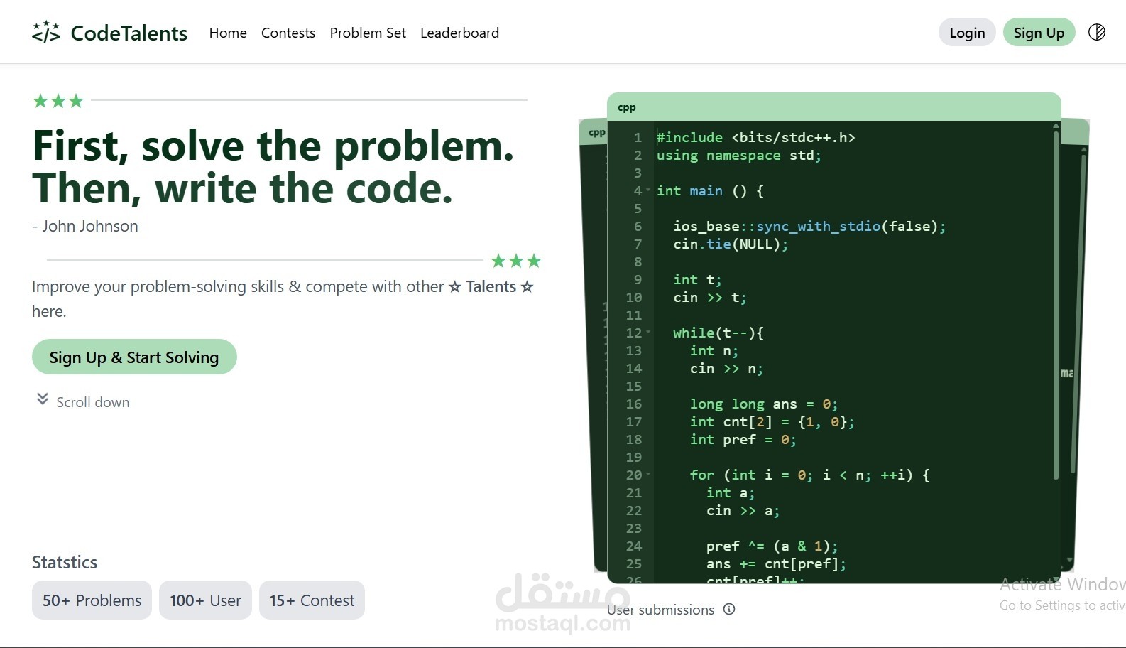 منصة CodeTalents