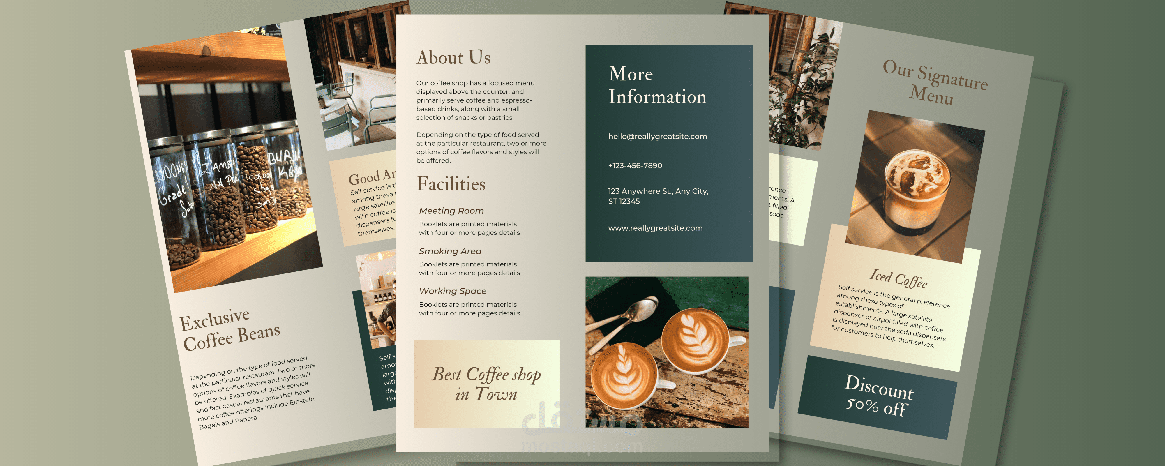 تصميم brochure كتيب تعريفي بهدف الدعاية والتسويق للخدمات المختلفة