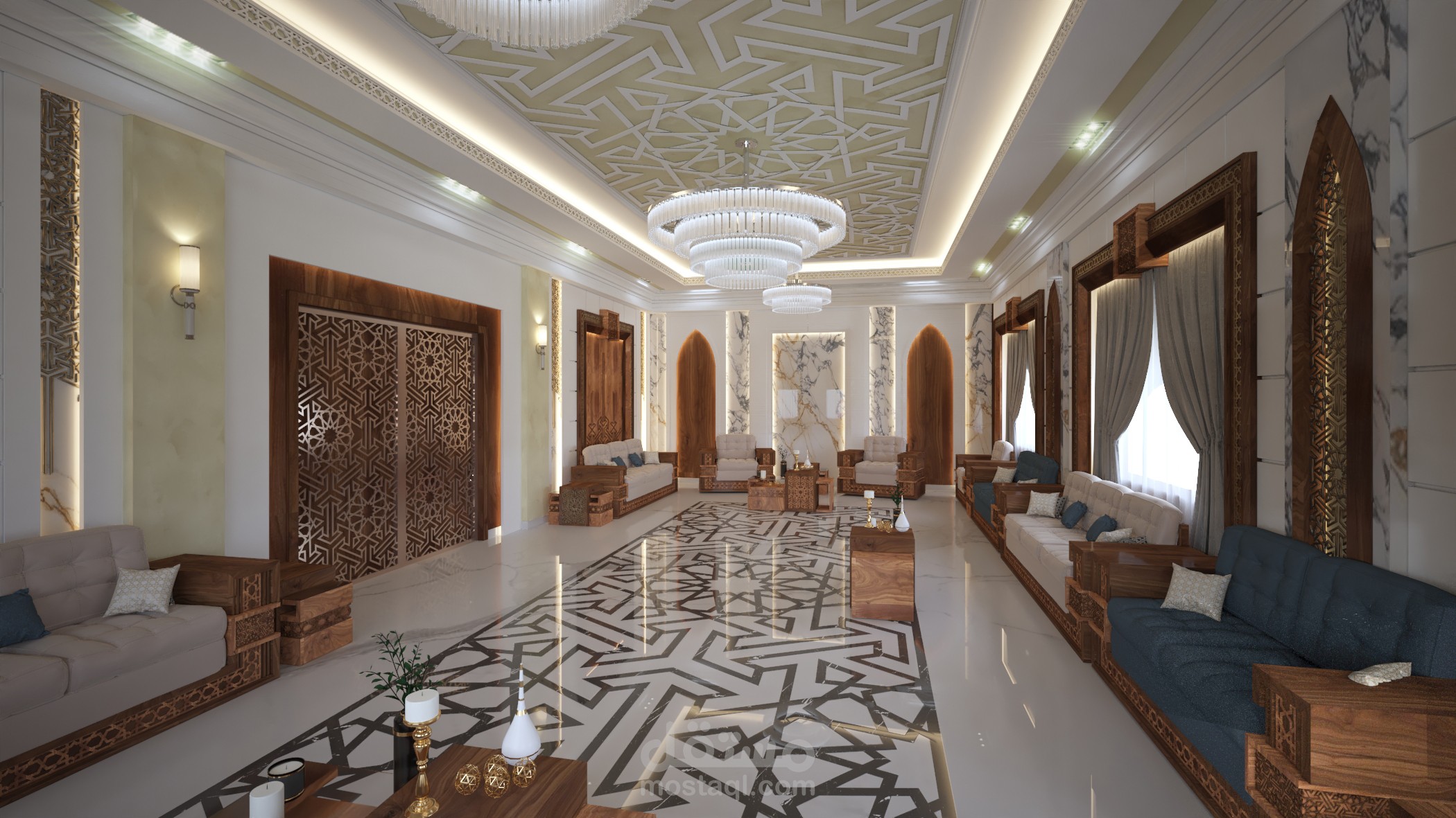 تصميم مجلس VIP  نيو كلاسيك