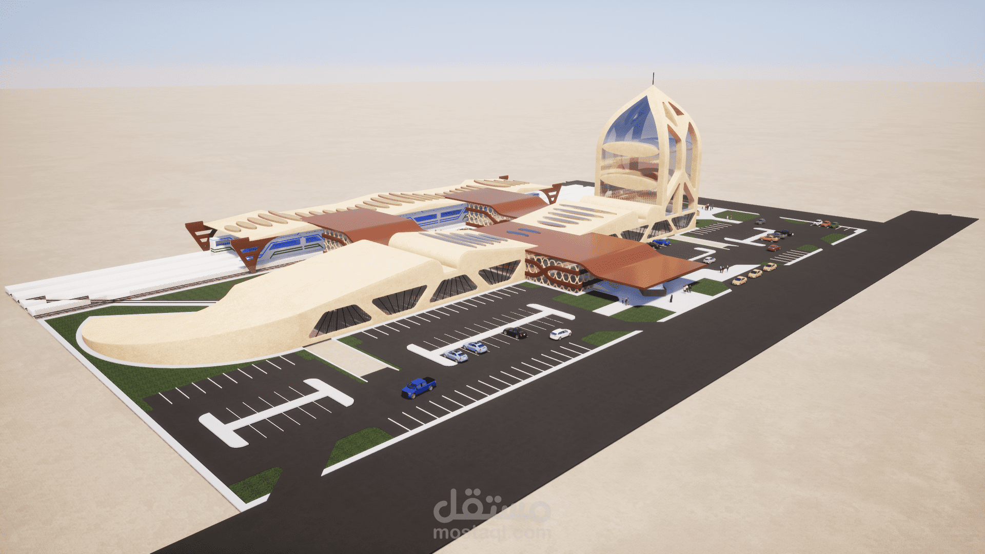 تصميم محطة قطارات