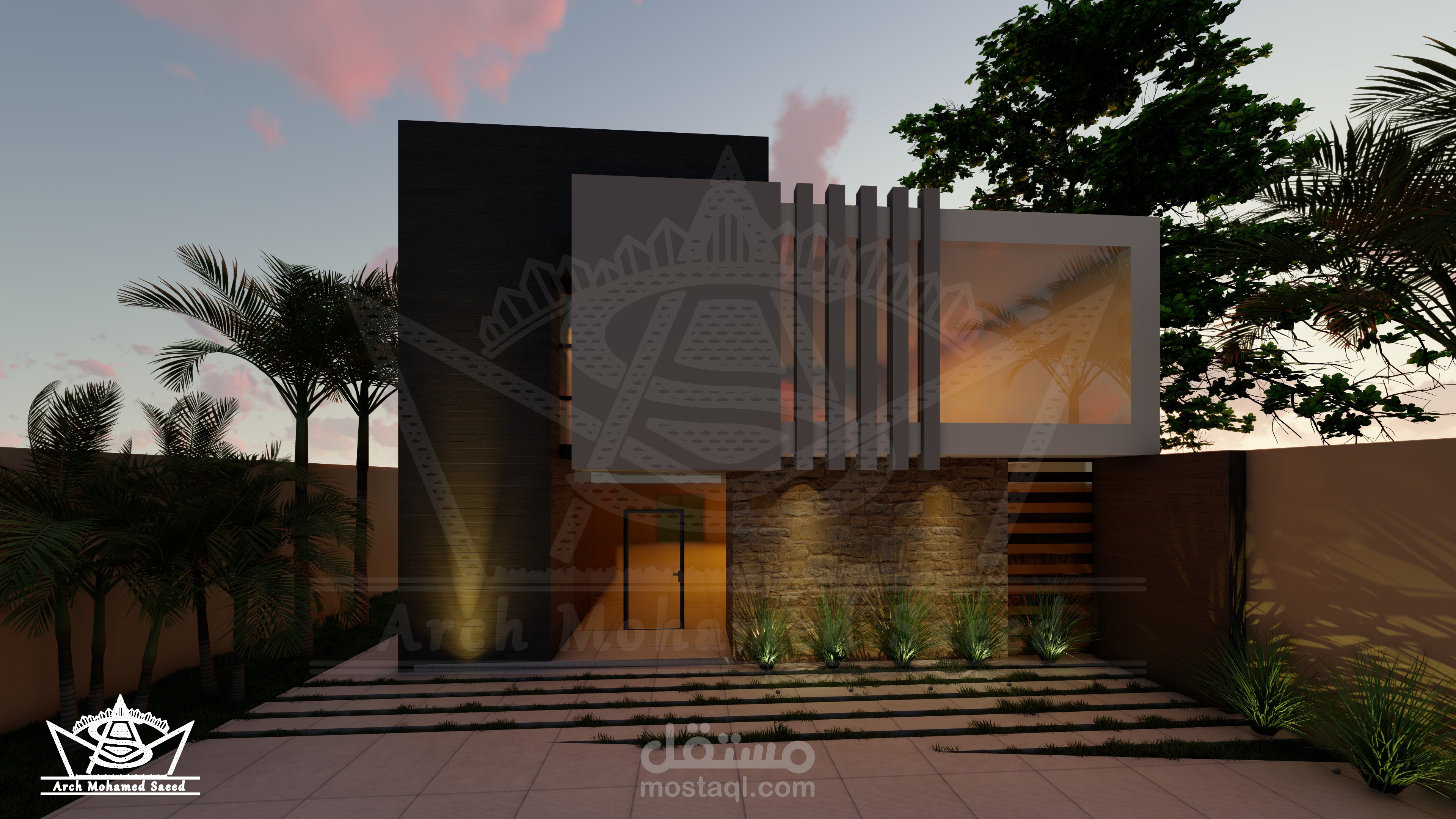 تصميم واجهة مودرن