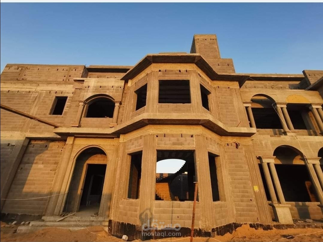 اعمال الاشراف والتنفيذ على الاعمال للمنشات و الفيلات السكنية