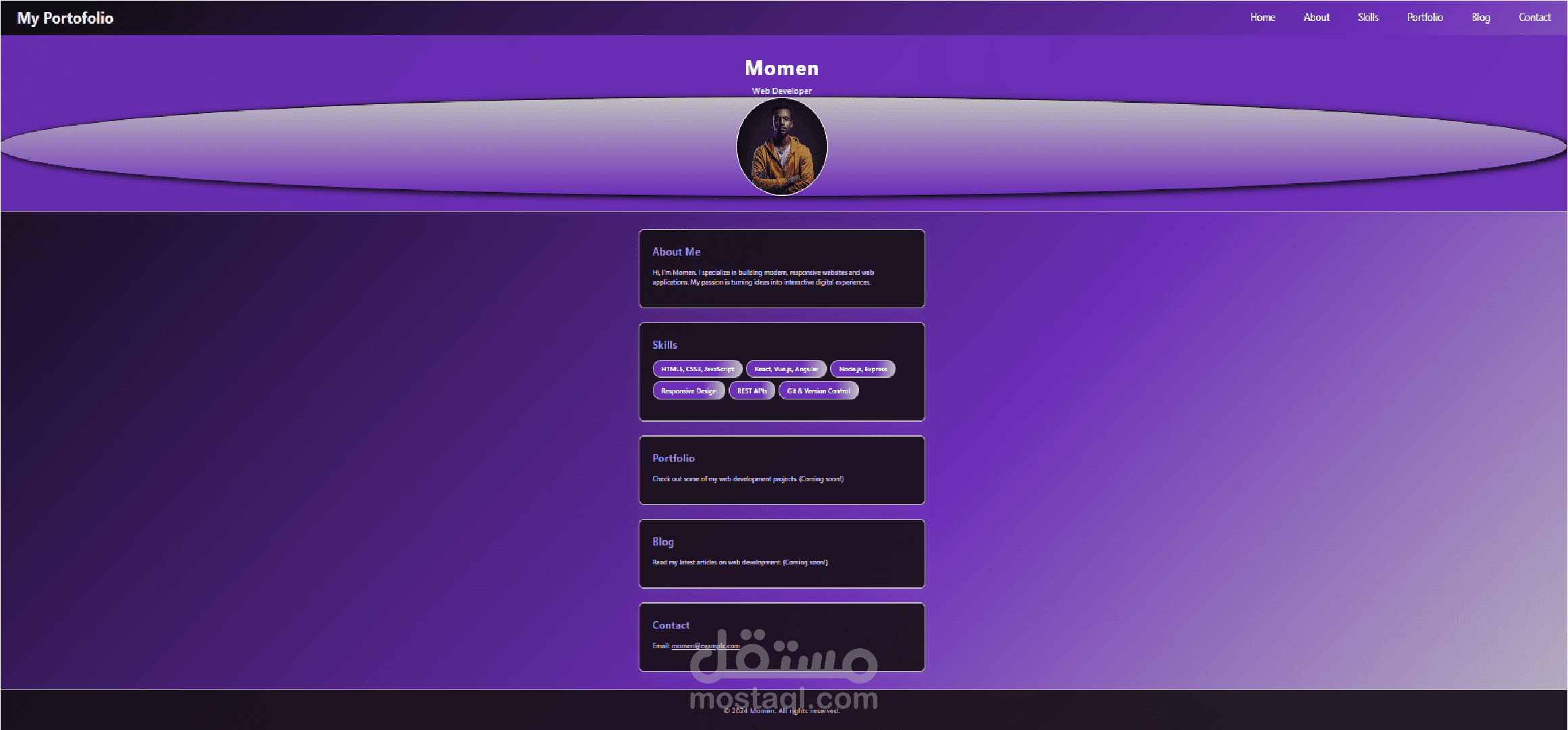 Profile website