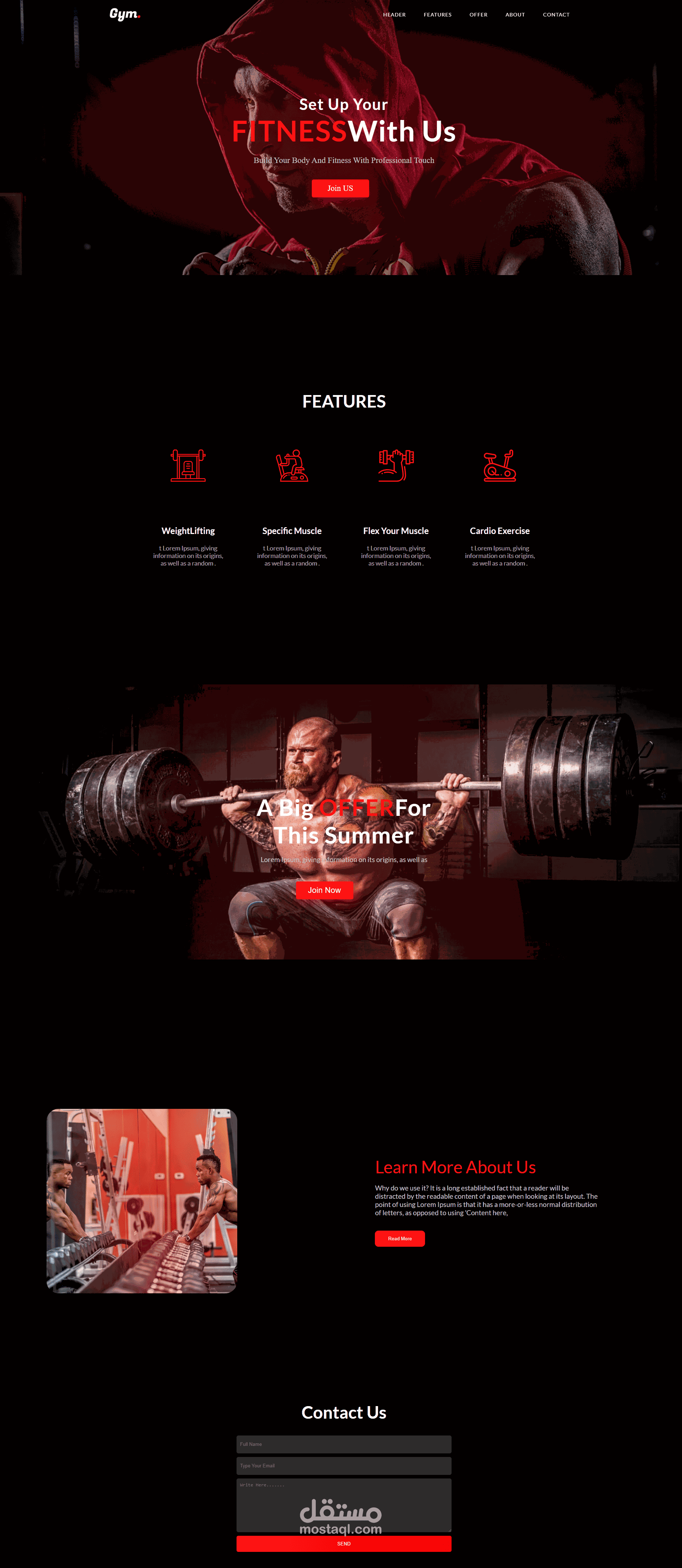 Gym App | تطبيق الجيم