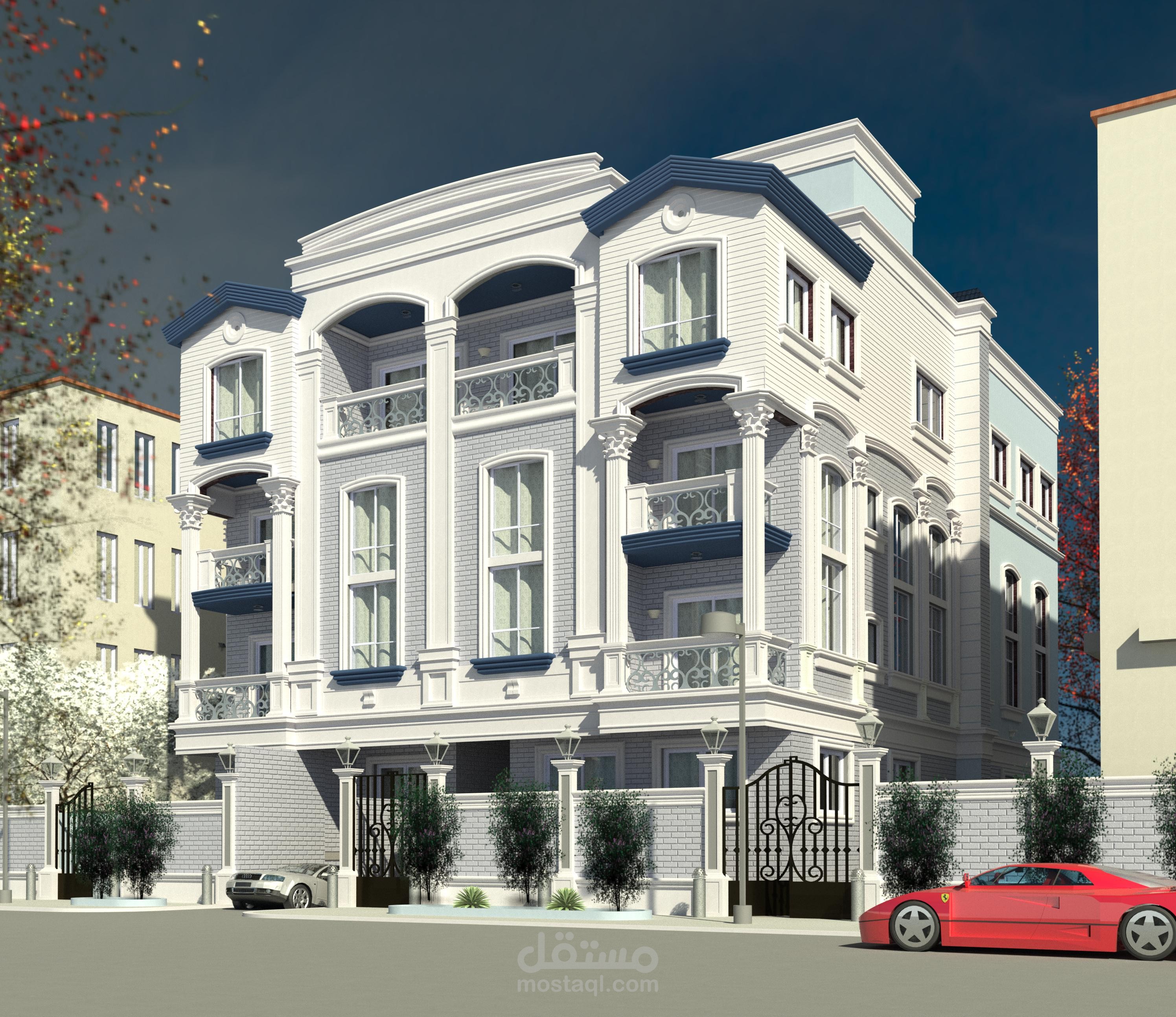 مبنى سكني بالقاهره الجديدة