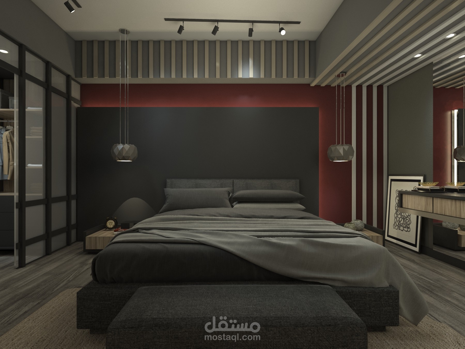 غرفة نوم رئيسيه