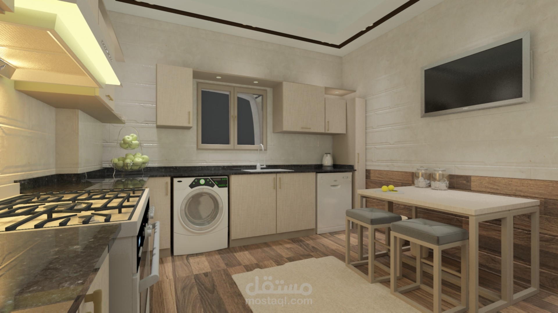 تصميم داخلي لمطبخ