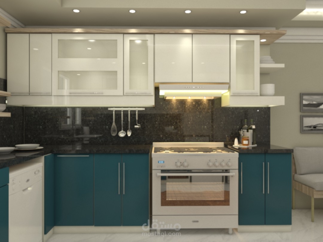 تصميم داخلي لمطبخ