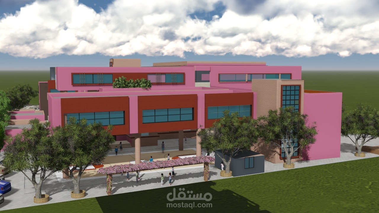 تصميم مدرسة بنات