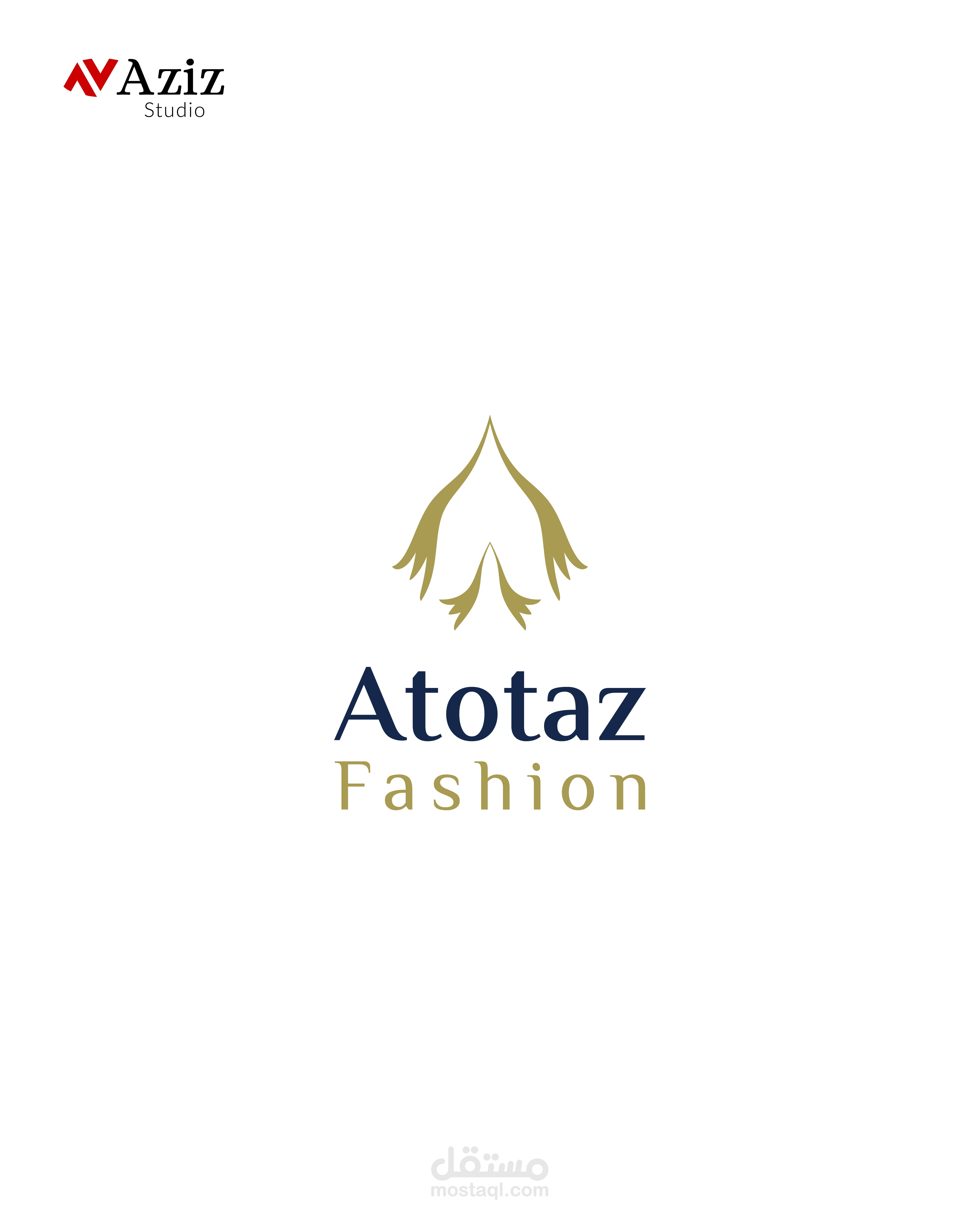 تصميم شعار لشركة Atotaz للفساتين النسائية