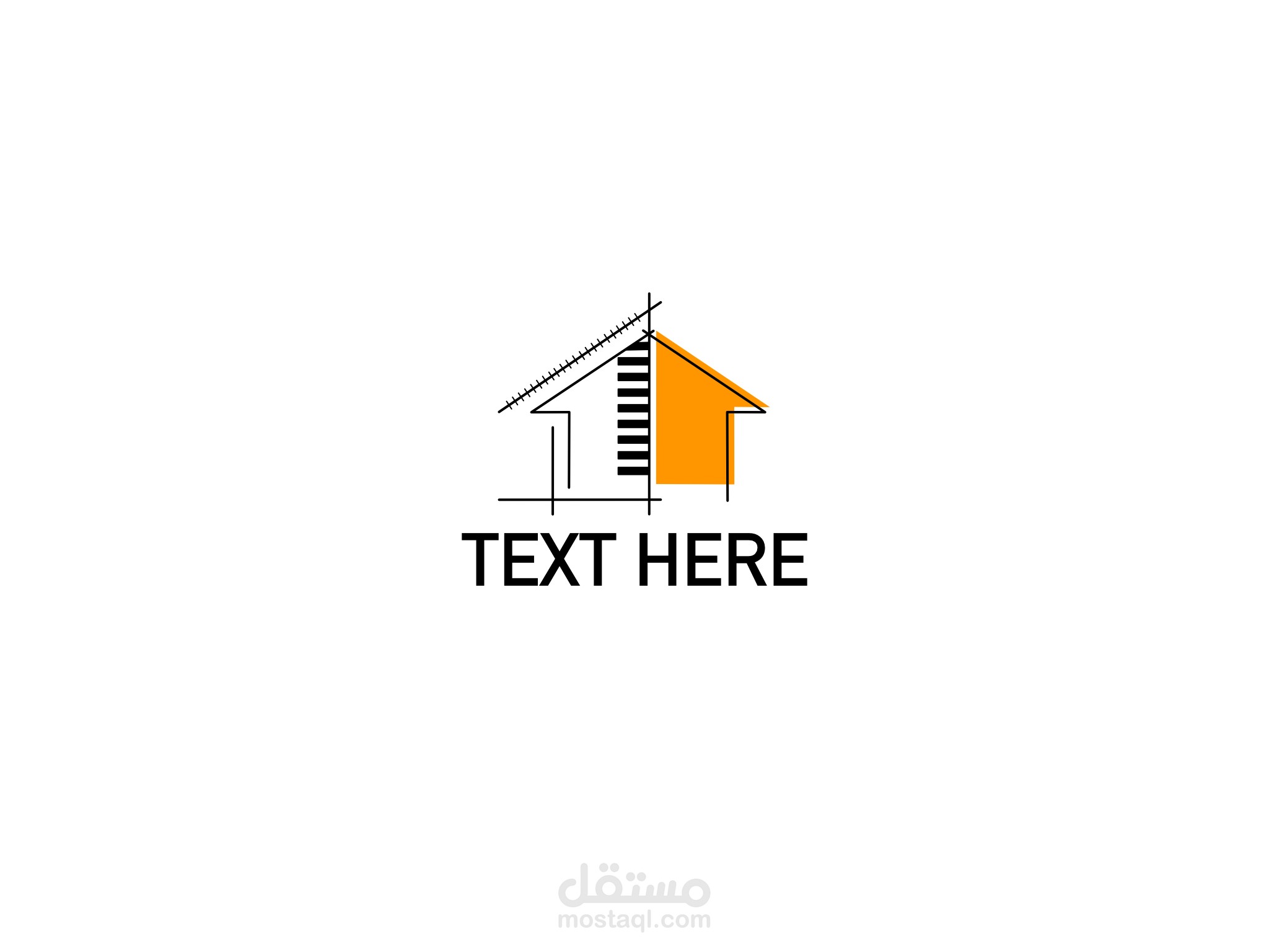 شعار منزل Logo House