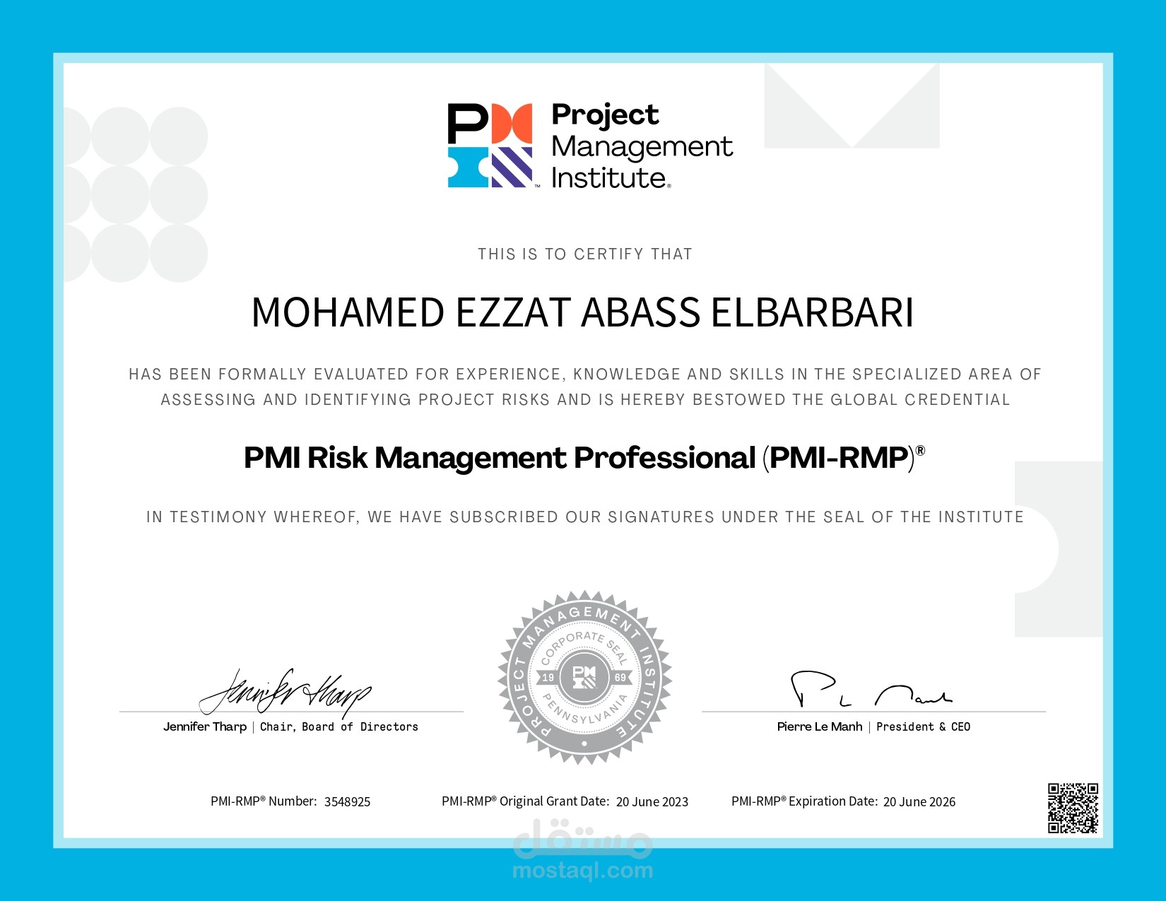 محترف إدارة مخاطر