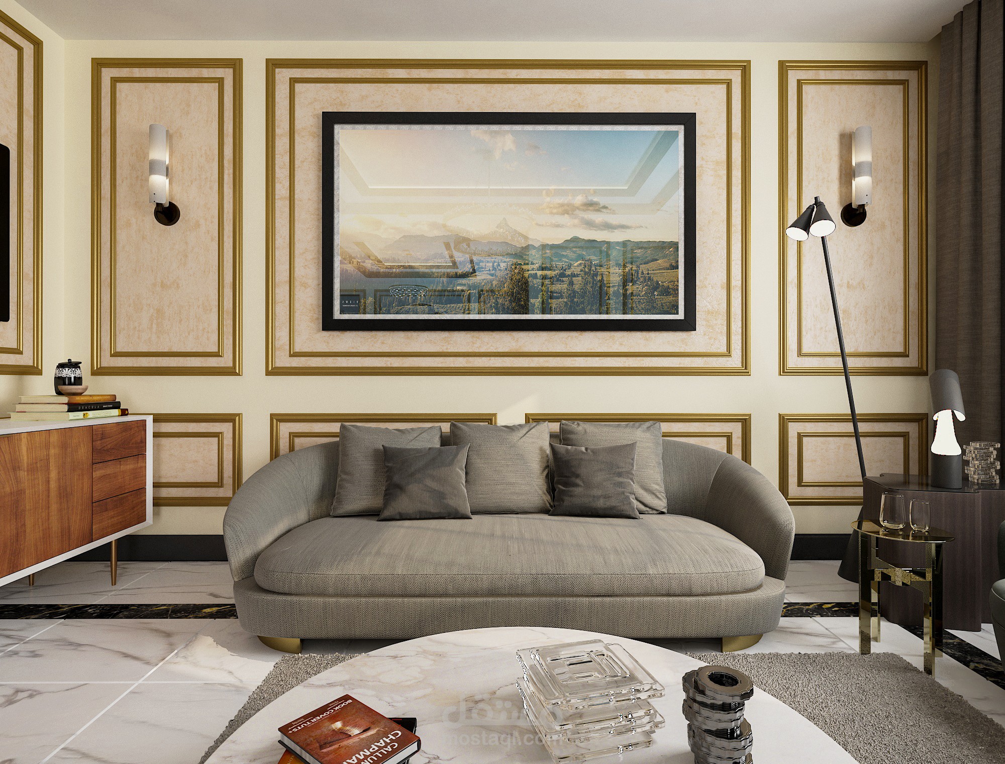 تصميم ريسبشن سيمي كلاسيك