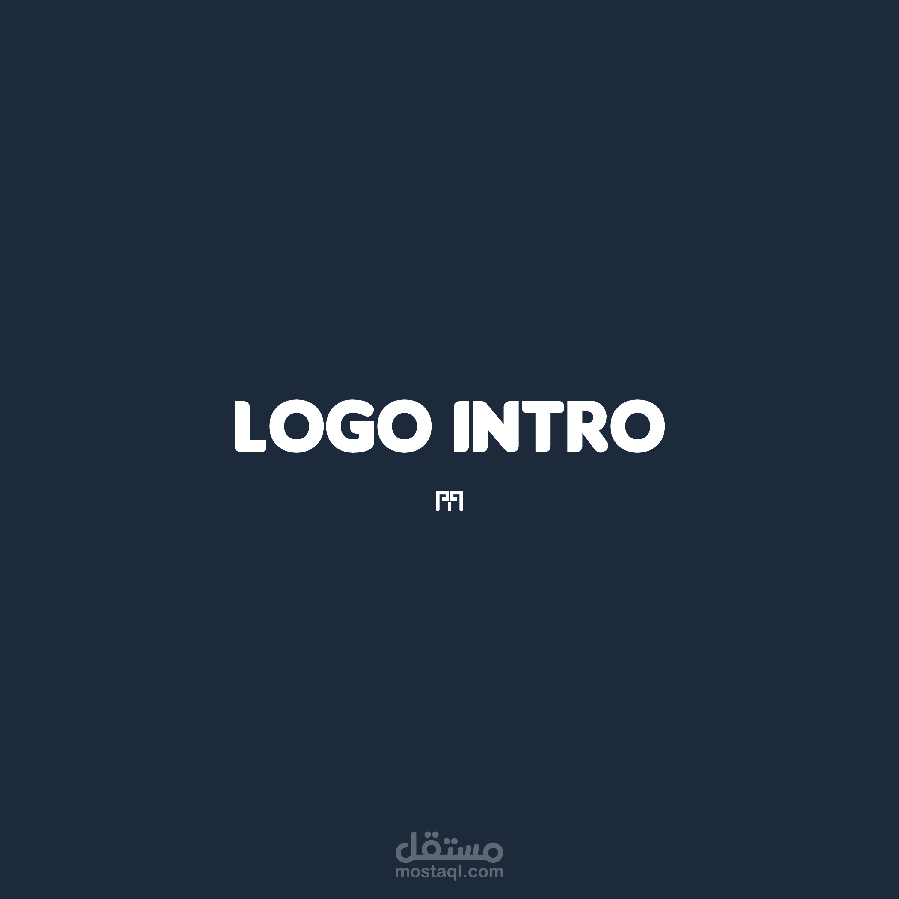 My logo intro