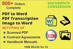 تحويل الصيغ PDF الي وورد...وورد الي PDF