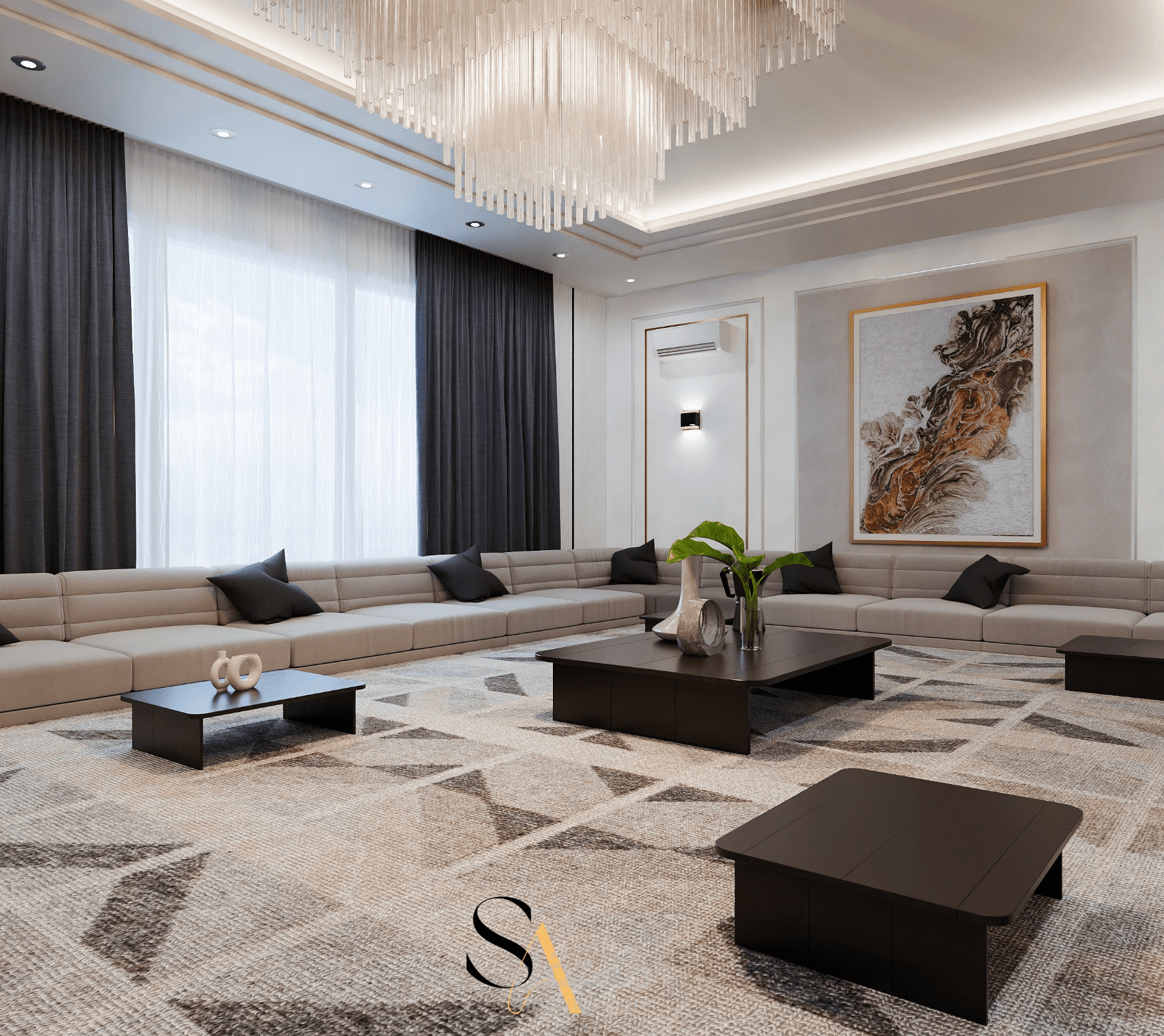 مجلس رجالي بستايل مودرن