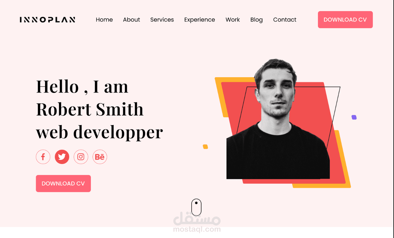 landing page