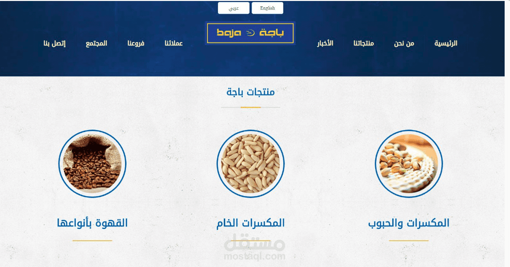 موقع لعرض منتجات