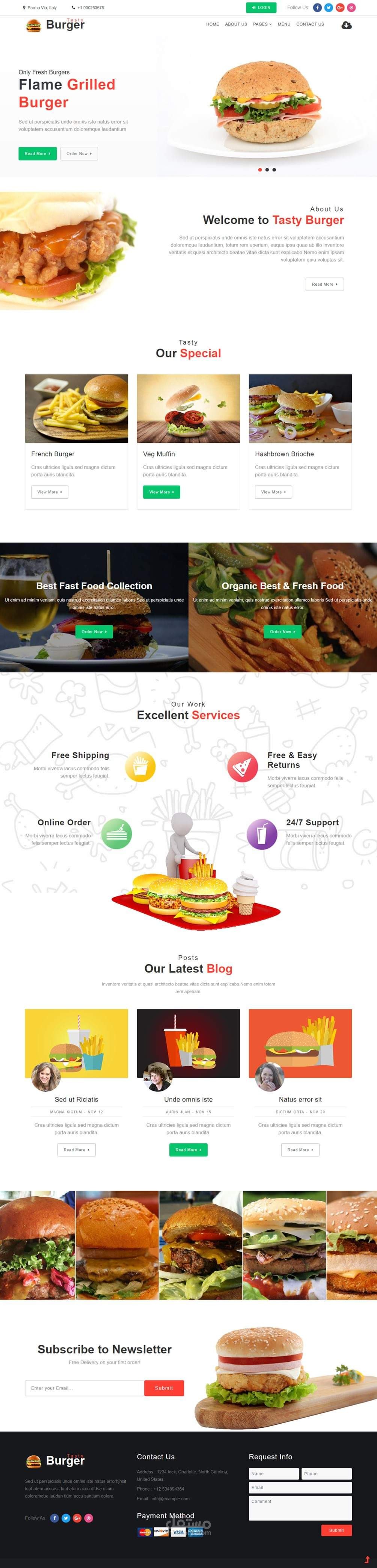 Tasty burger