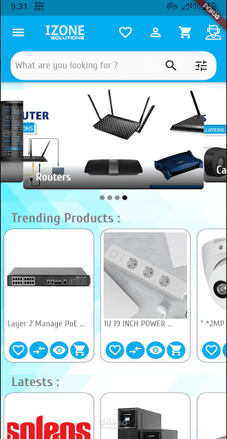 تطبيق  flutter متجر الكتروني e-commerce