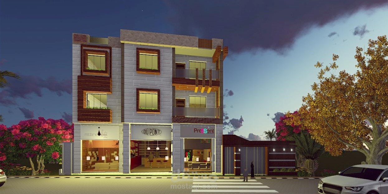 تصميم و رفع واظهار بيت سكني ومع تخطيط وتصميم اللاند سكيب