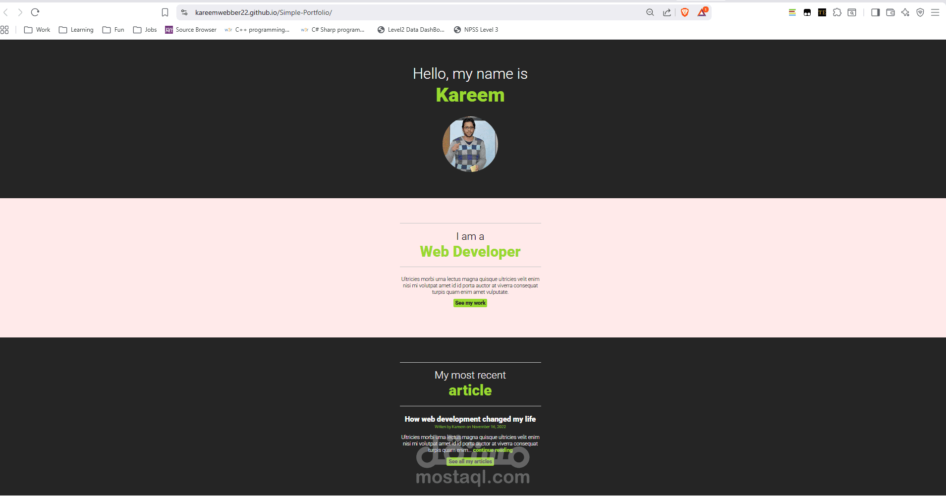 My Portofolio