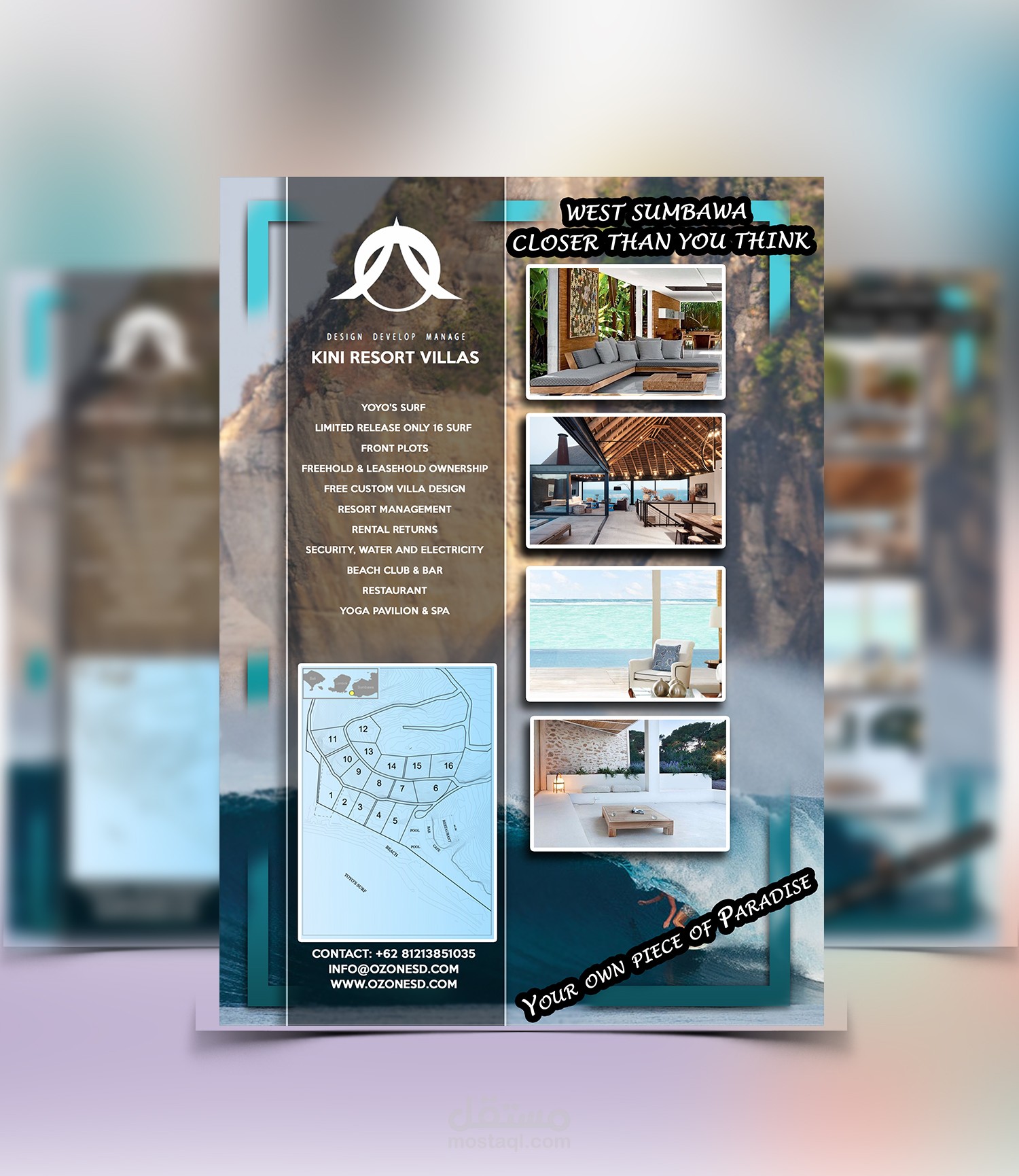 تصميم فلاير لفندق باندونيسيا