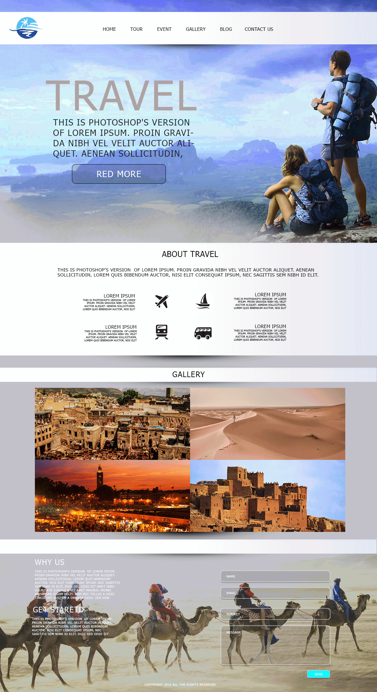 موقع لشركة الأسفار الخاصة