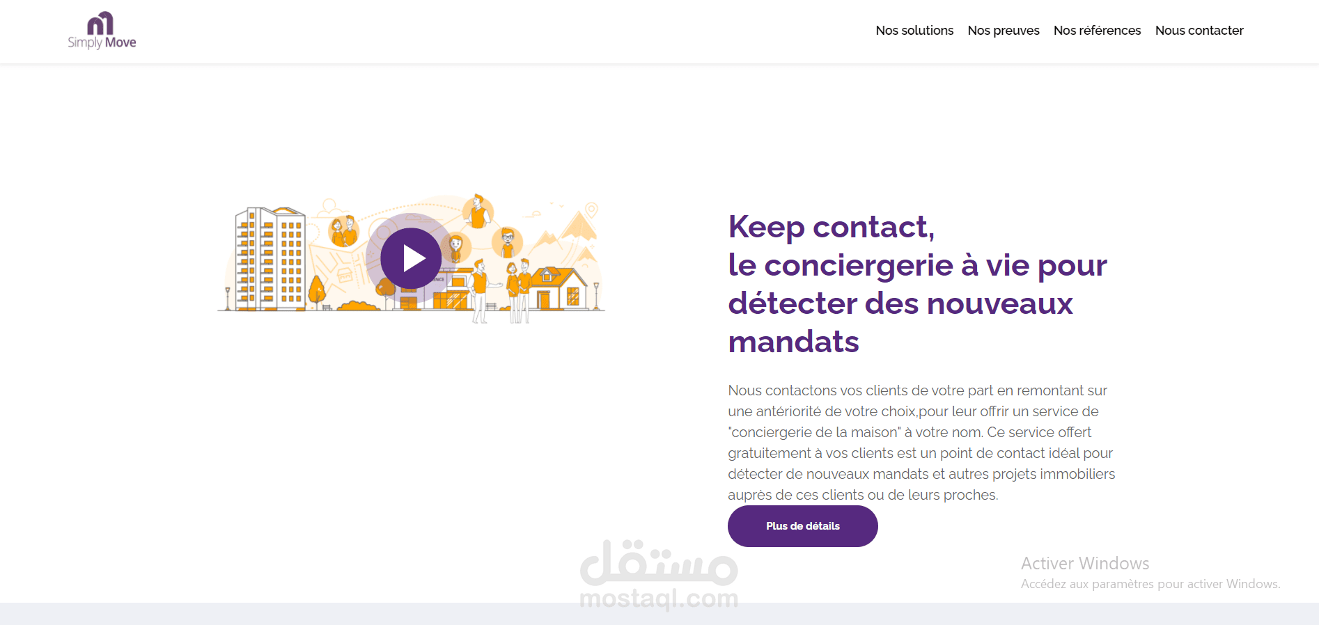 موقع ويب لشركة عقارات