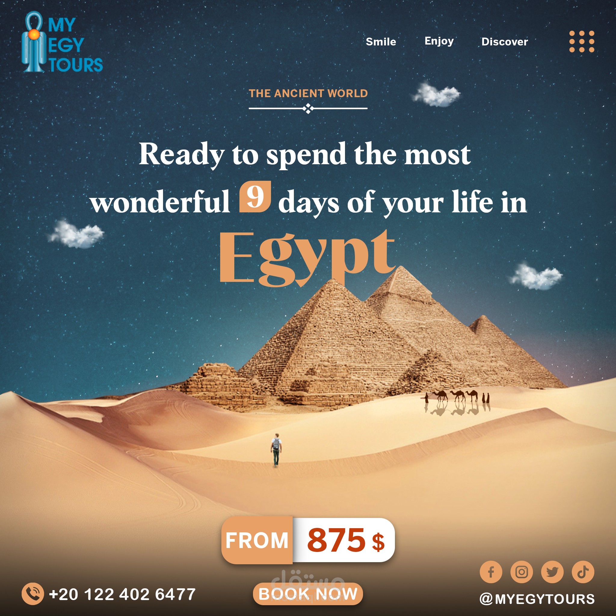 Social Media Designs For MyEgyTours