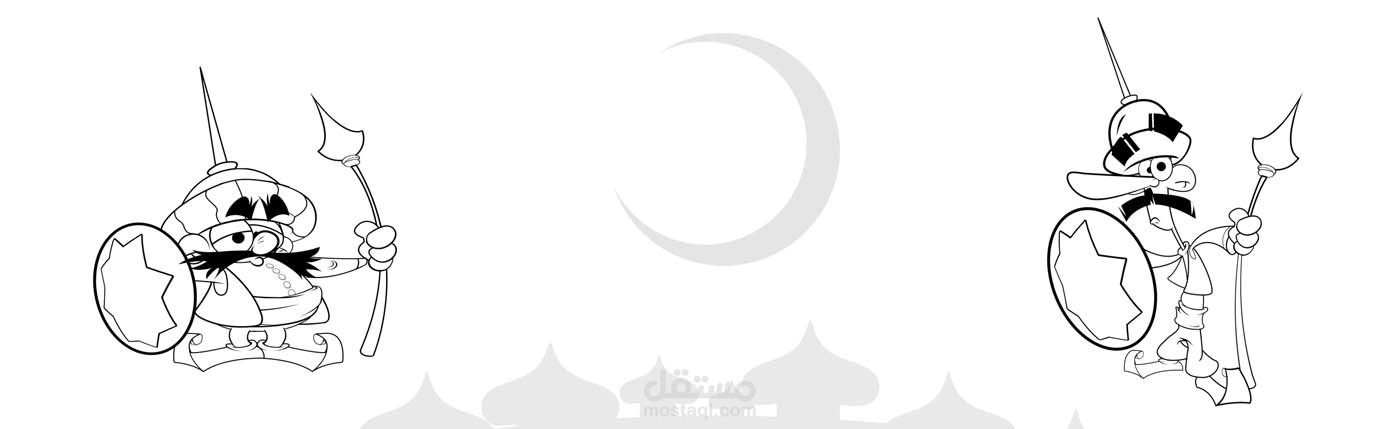 character design for a cartoon series -تصميم شخصية كارتونيه