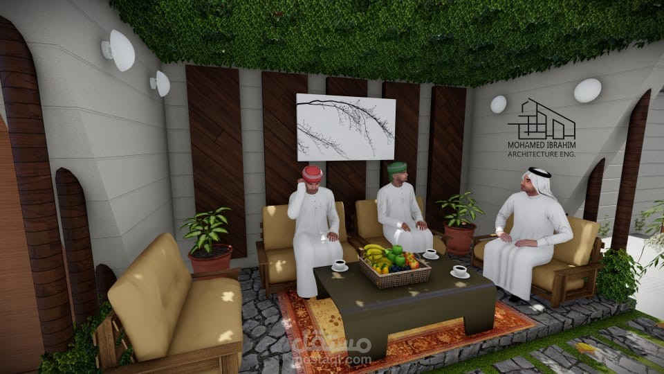 تصميم جلسة خارجية