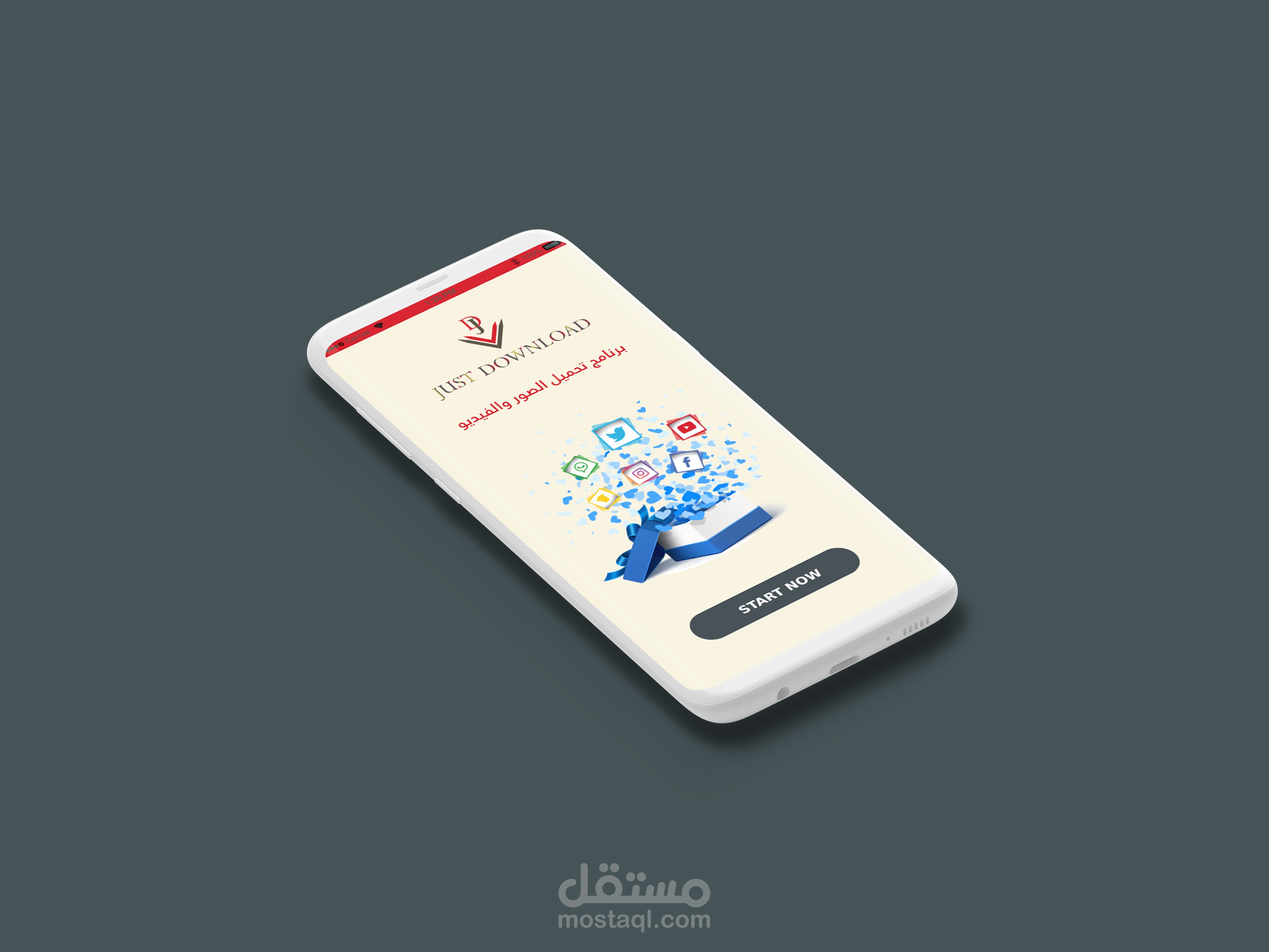تطبيق لتحميل الصور والملفات من مواقع السوشيال ميديا
