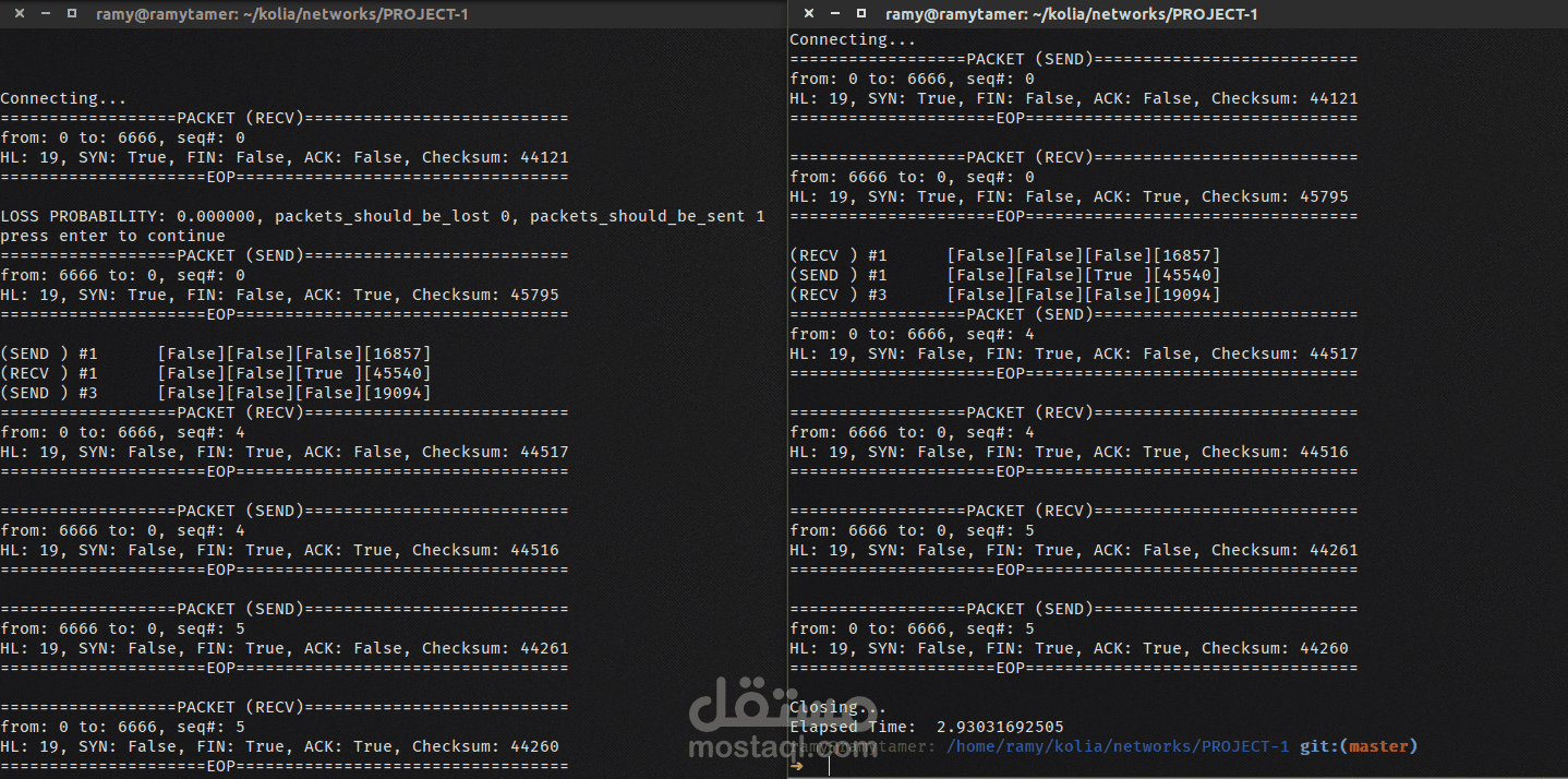 Reliable Data Transfer Protocol Over UDP