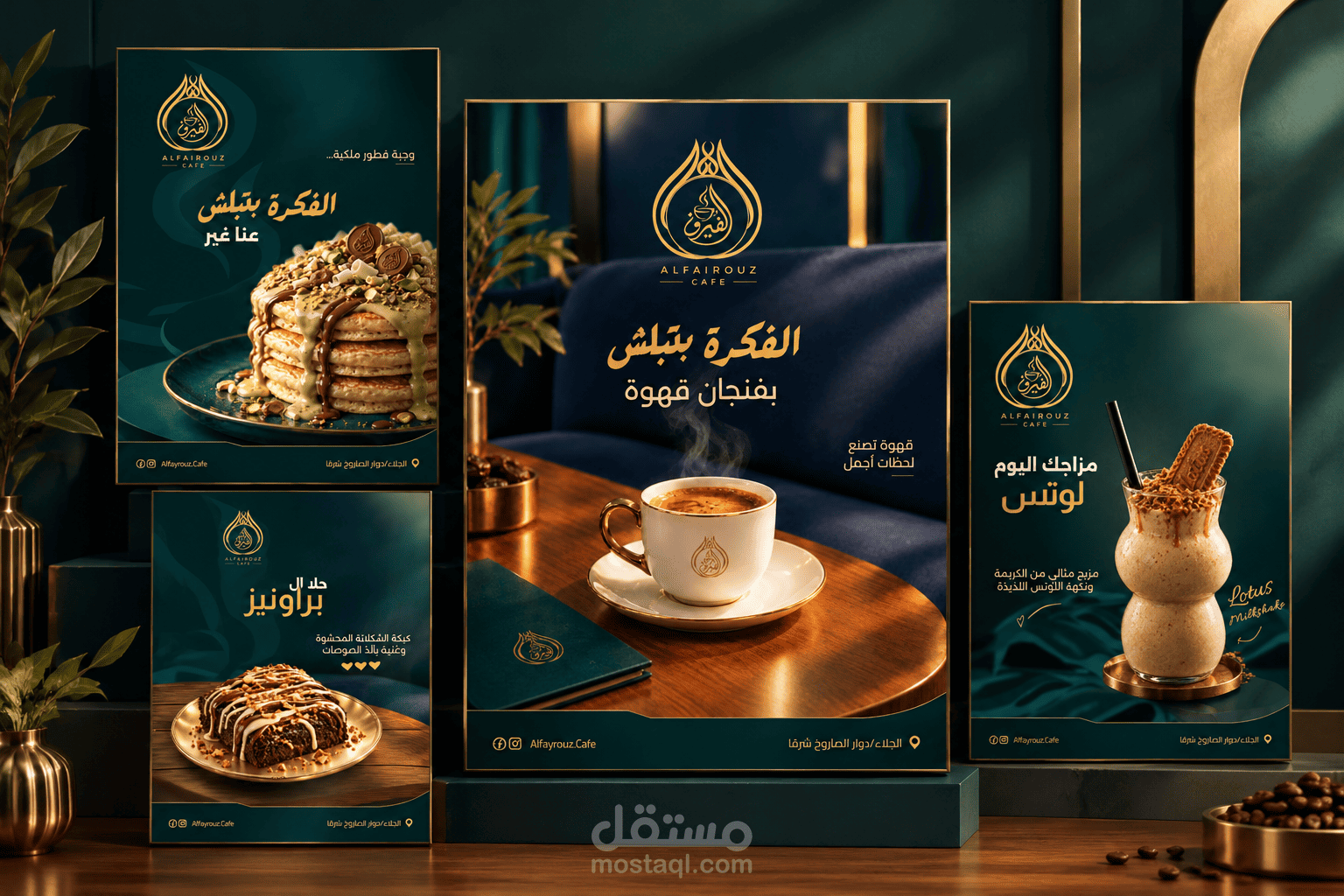 تصميم اعلانات سوشيال ميديا انستجرام لكوفي شوب