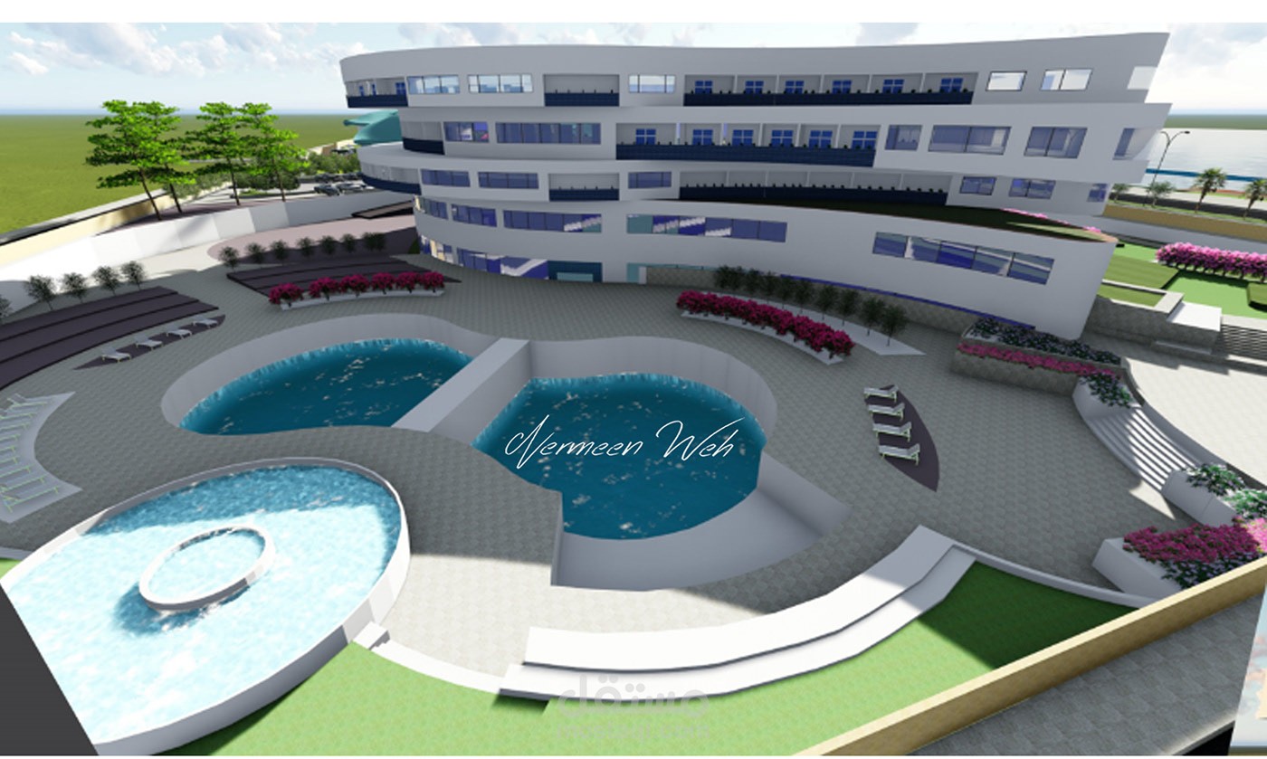 تخطيط وتصميم منتجع سياحي علاجي