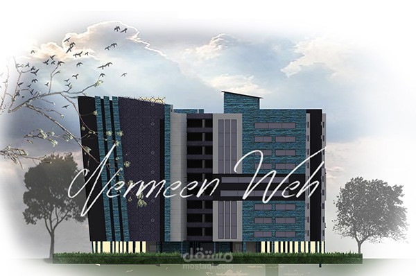 تصميم عمارة سكنية - 9 طوابق