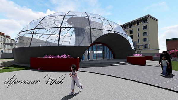 تصميم معرض سيارات